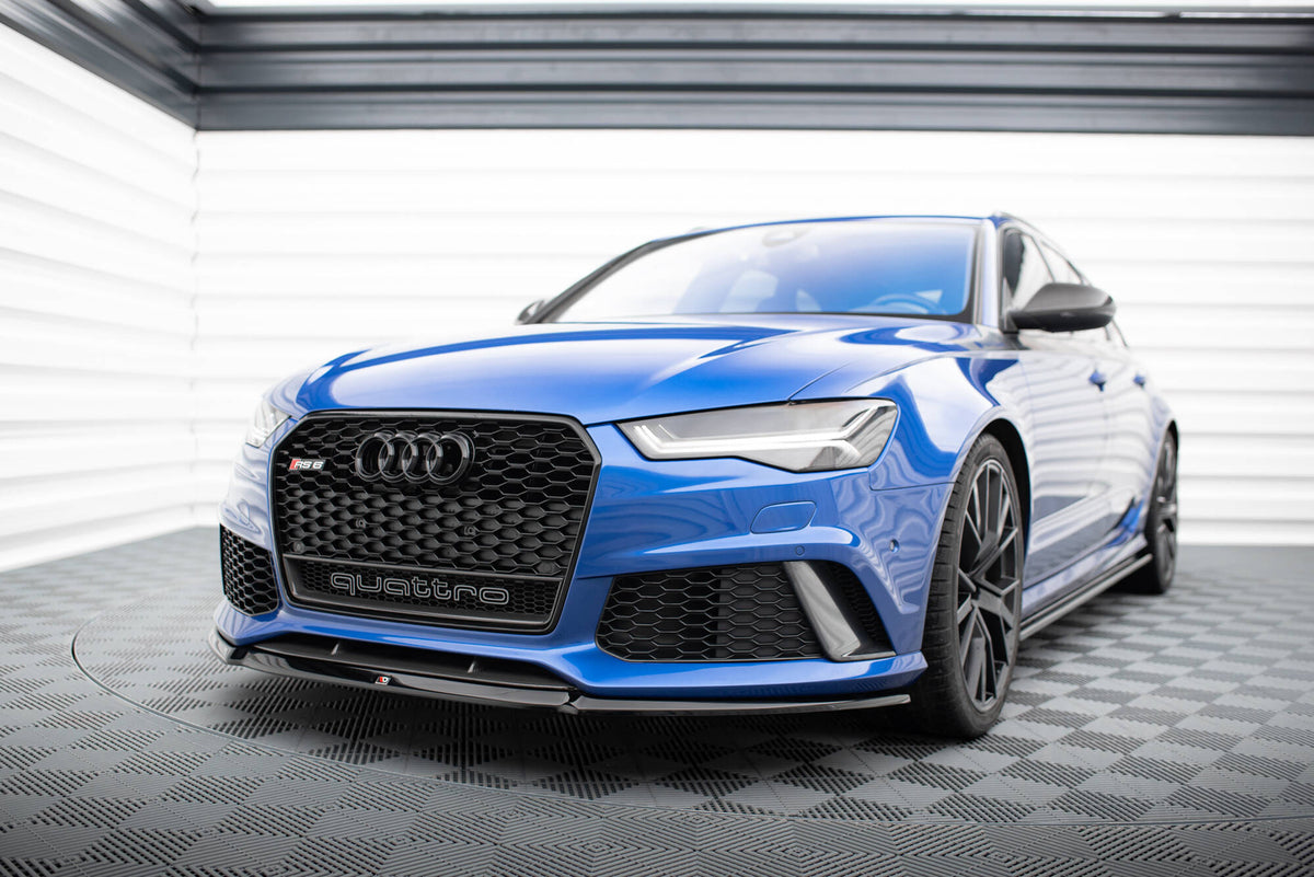Front Splitter V.2 suitable for Audi RS6 C7 / C7 Facelift