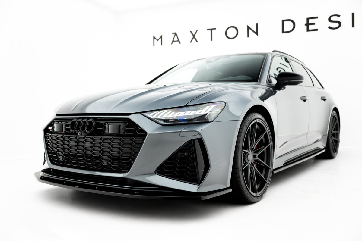 Front Splitter V.2 suitable for Audi RS6 C8 / C8 Facelift