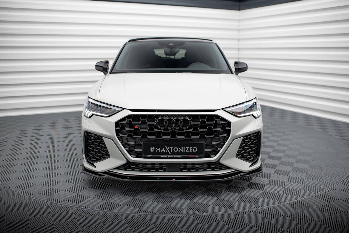 Front Splitter V.2 suitable for Audi RSQ3 Sportback / SUV F3