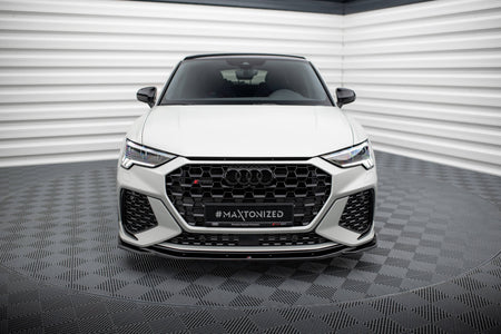 Front Splitter V.2 suitable for Audi RSQ3 Sportback / SUV F3