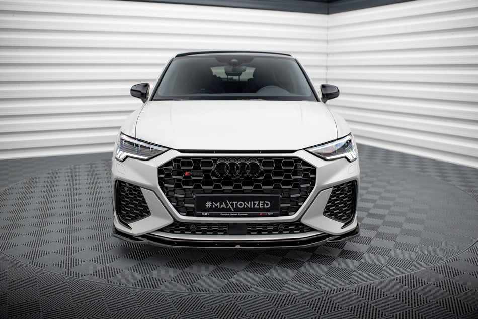 Front Splitter V.2 suitable for Audi RSQ3 Sportback / SUV F3