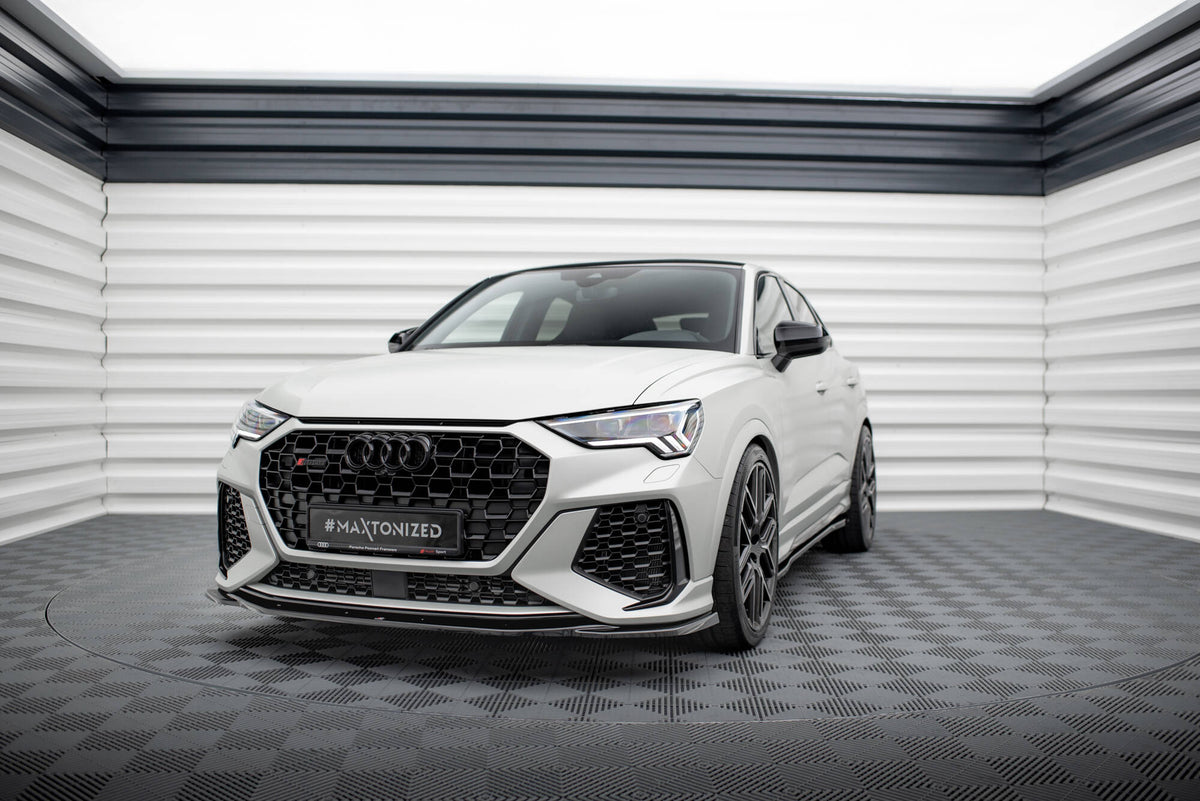 Front Splitter V.2 suitable for Audi RSQ3 Sportback / SUV F3