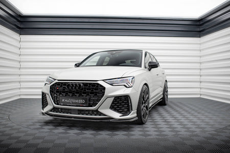 Front Splitter V.2 suitable for Audi RSQ3 Sportback / SUV F3