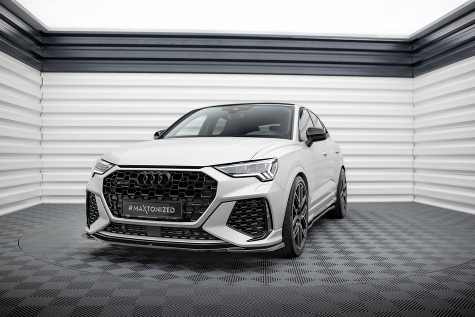 Front Splitter V.2 suitable for Audi RSQ3 Sportback / SUV F3