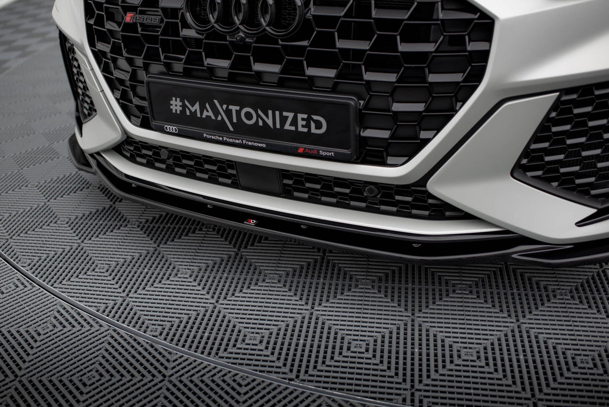 Front Splitter V.2 suitable for Audi RSQ3 Sportback / SUV F3