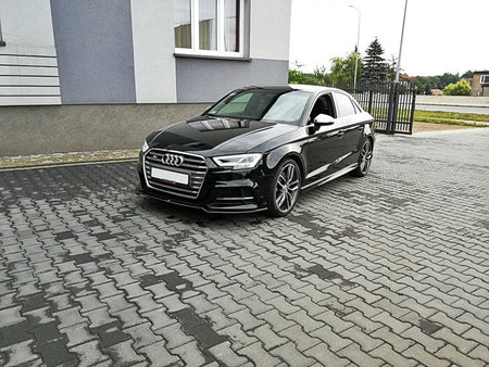 Front Splitter V.2 suitable for Audi S3 / A3 S-Line 8V FL Sedan