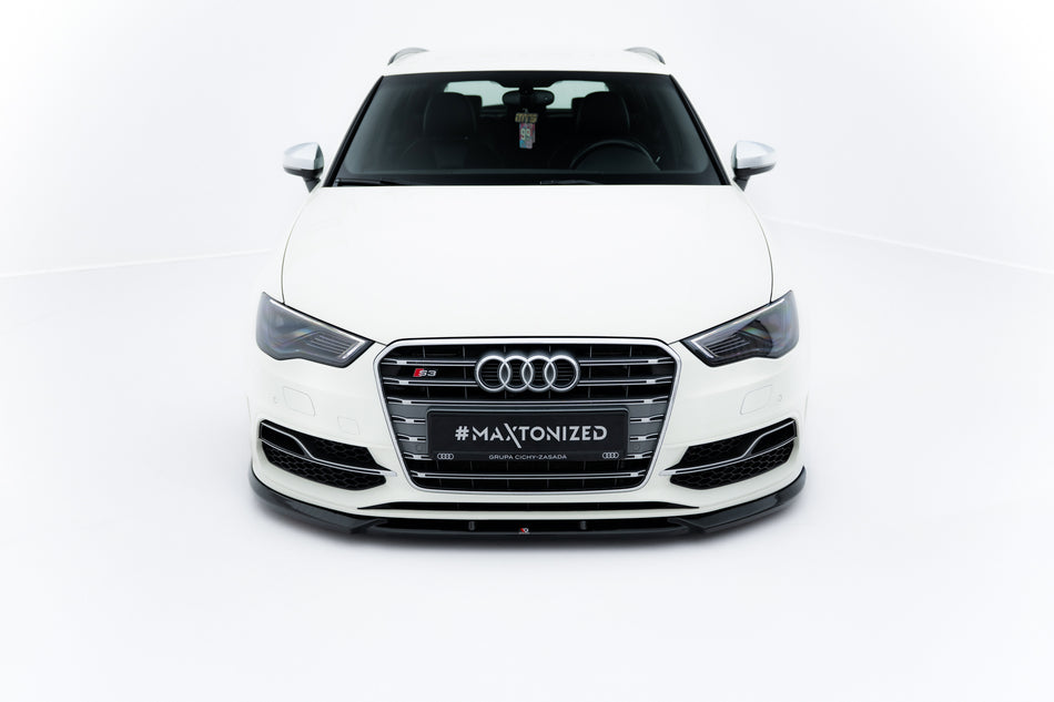Front Splitter V.2 suitable for Audi S3 / A3 S-Line Sportback / Hatchback 8V