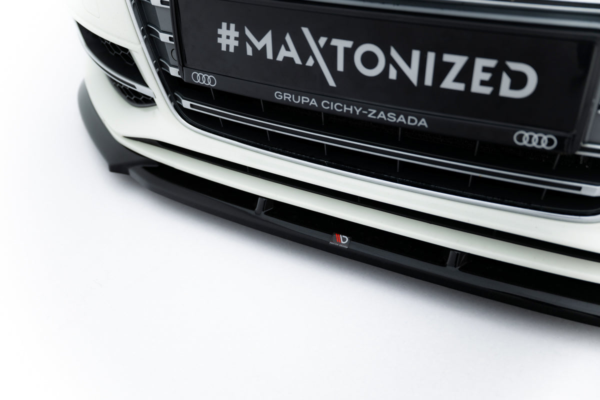 Front Splitter V.2 suitable for Audi S3 / A3 S-Line Sportback / Hatchback 8V
