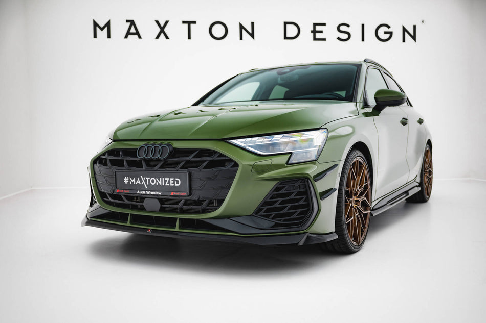 Front Splitter V.2 suitable for Audi S3 Sportback / A3 S-line Sportback  8Y Facelift