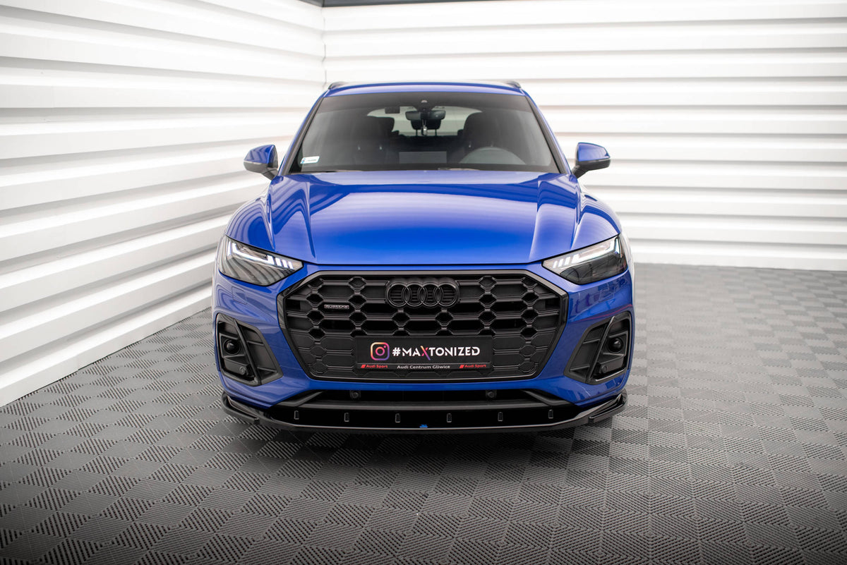 Front Splitter V.2 suitable for Audi SQ5 / Q5 S-Line SUV / Sportback Mk2 Facelift