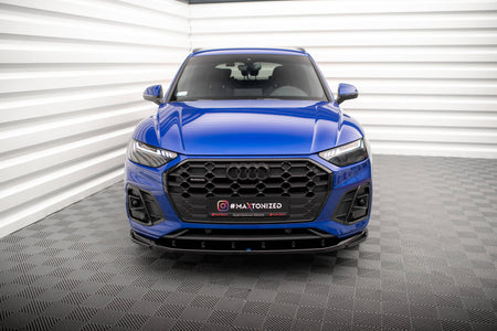 Front Splitter V.2 suitable for Audi SQ5 / Q5 S-Line SUV / Sportback Mk2 Facelift