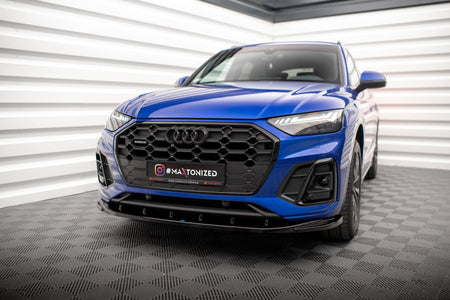 Front Splitter V.2 suitable for Audi SQ5 / Q5 S-Line SUV / Sportback Mk2 Facelift