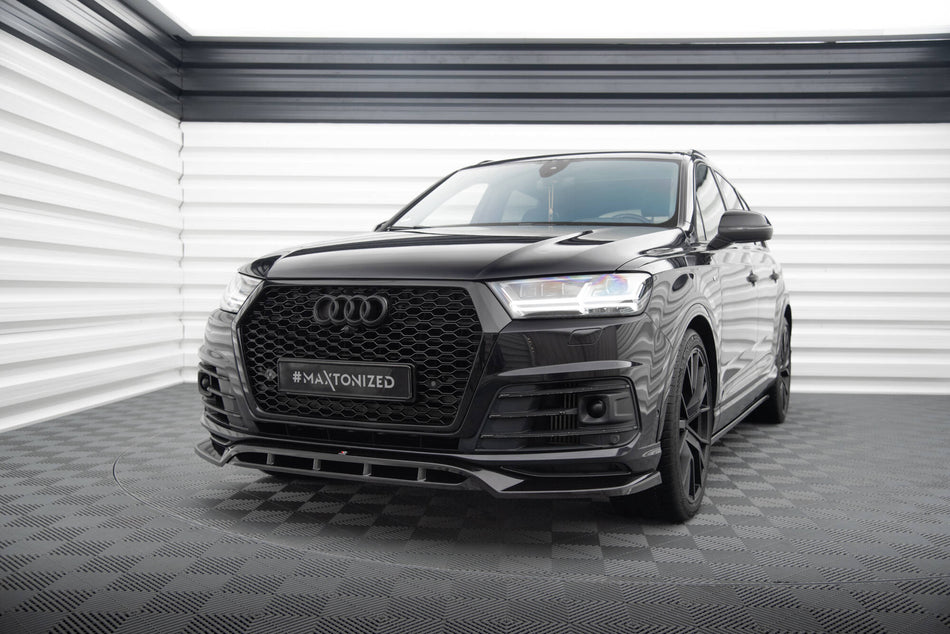 Front Splitter V.2 suitable for Audi SQ7 / Q7 S-Line Mk2