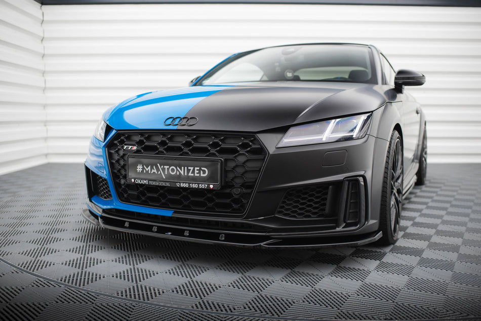Front Splitter V.2 suitable for Audi TT S / TT S-Line 8S Facelift