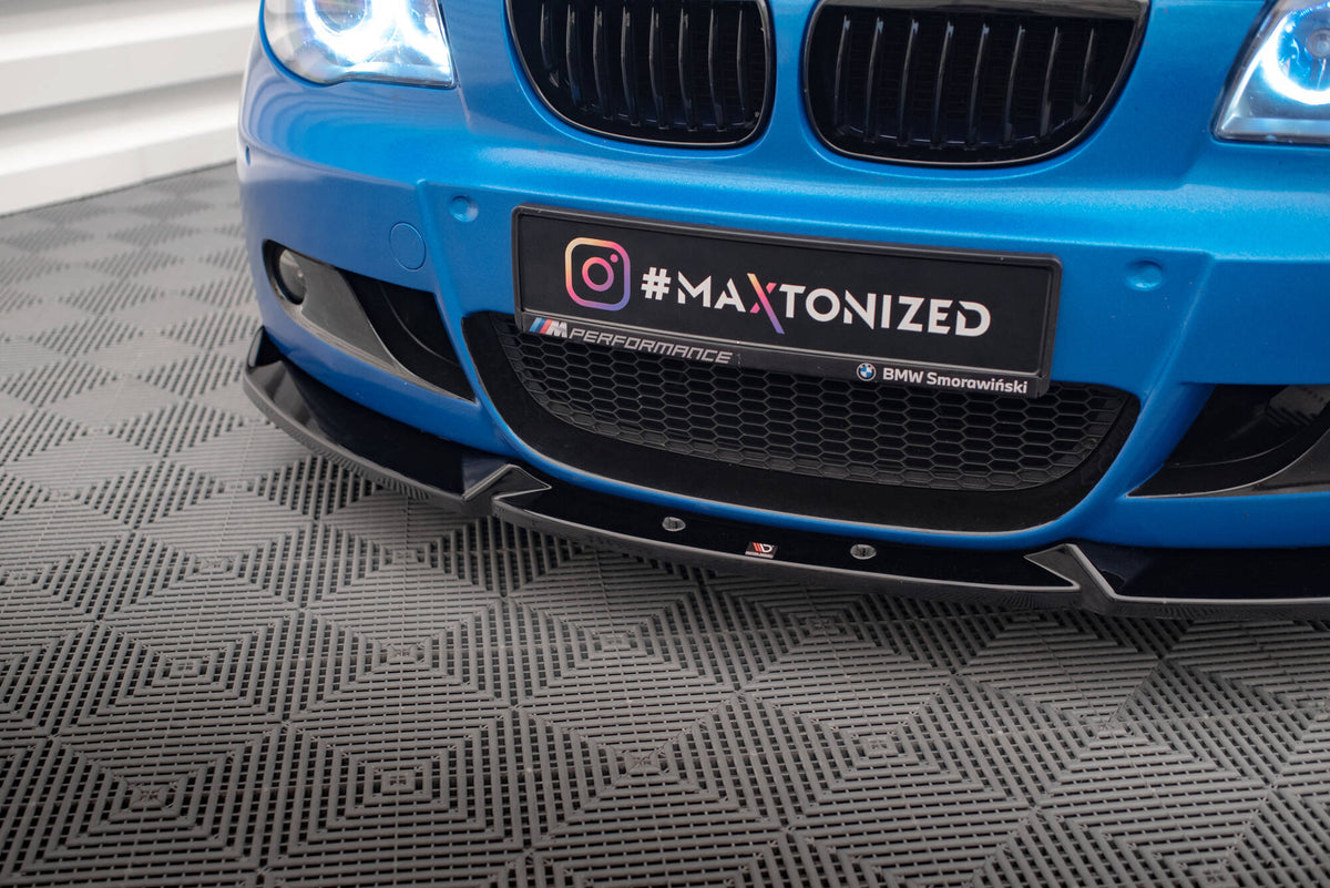 Front Splitter V.2 suitable for BMW 1 M-Pack E87 / E81 Facelift