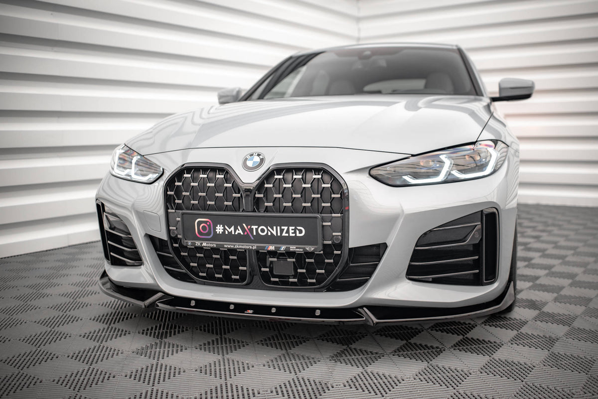 Front Splitter V.2 suitable for BMW 4 / i4 Gran Coupe M-Pack / M440i G26