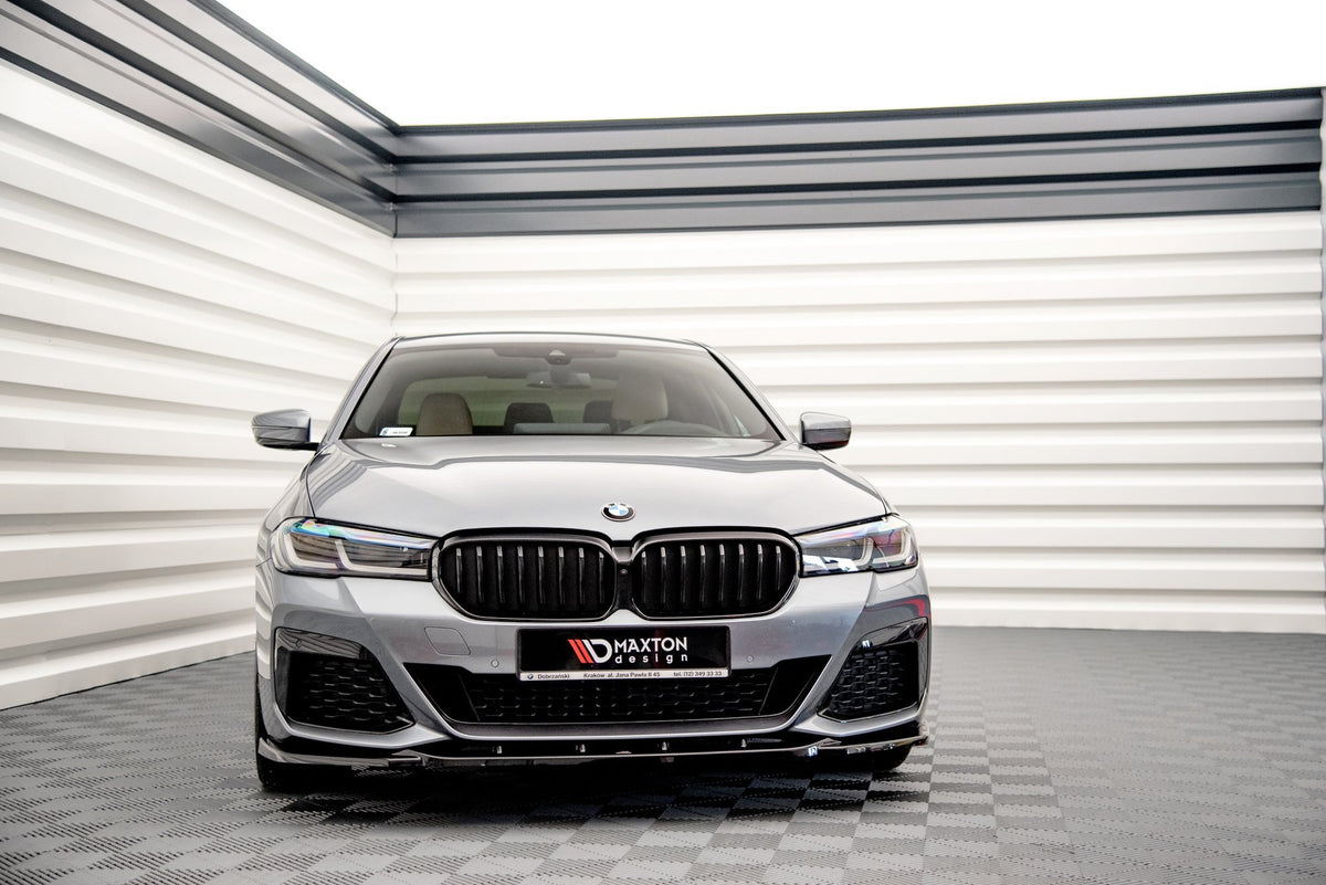 Front Splitter V.2 suitable for BMW 5 M-Pack / M550i / M550d  Sedan / Touring G30 / G31 Facelift