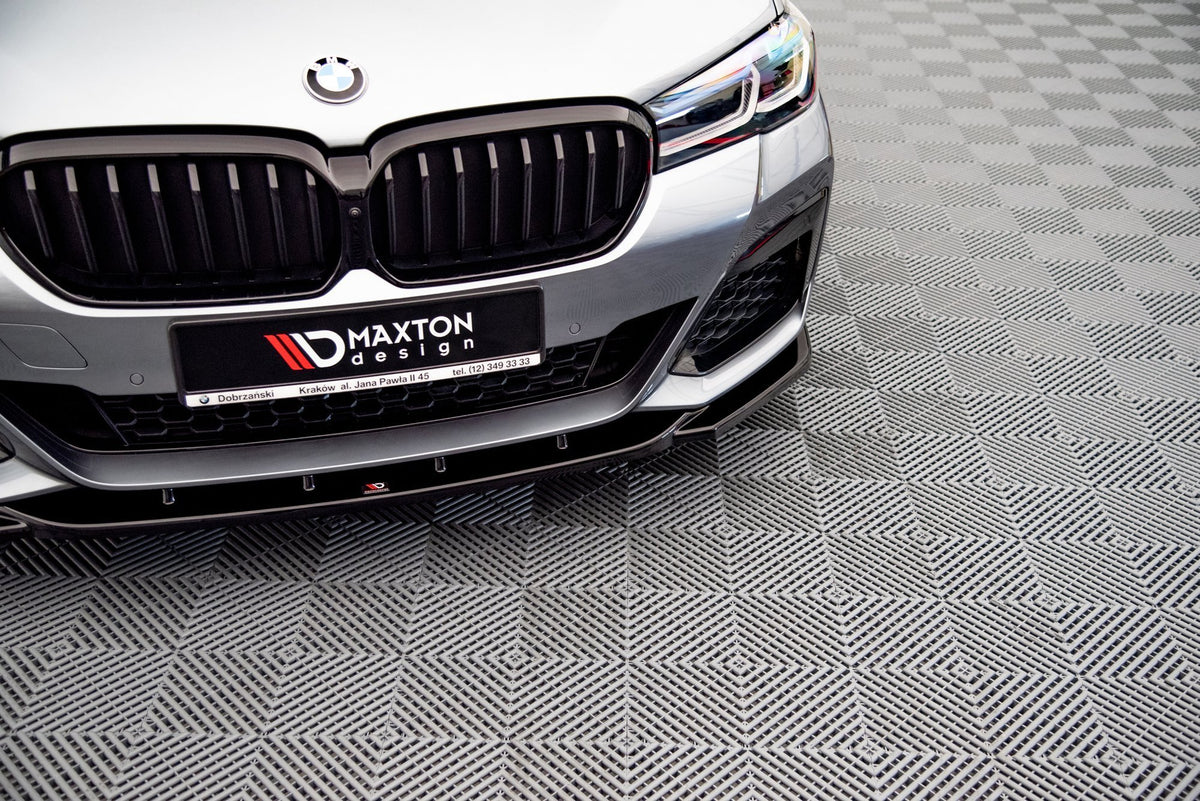 Front Splitter V.2 suitable for BMW 5 M-Pack / M550i / M550d  Sedan / Touring G30 / G31 Facelift