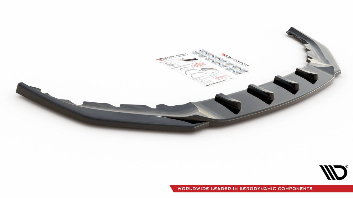Front Splitter V.2 suitable for BMW 5 M-Pack / M550i / M550d  Sedan / Touring G30 / G31 Facelift