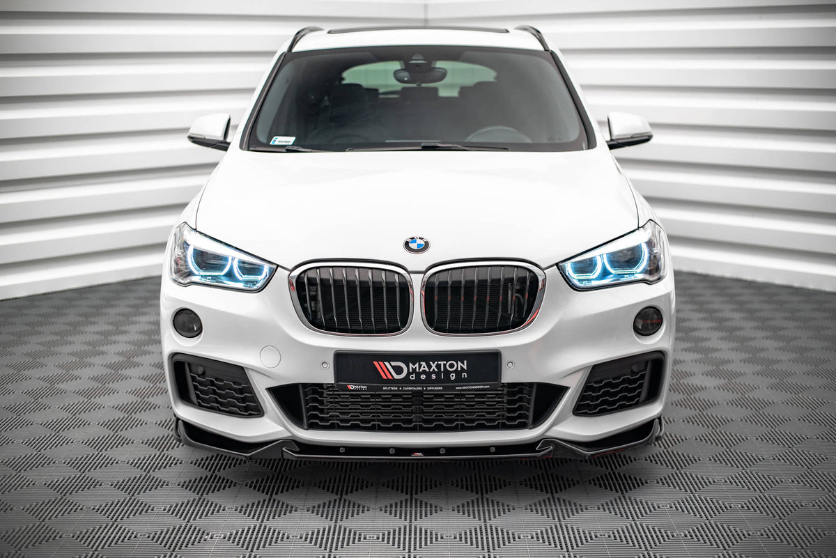 Front Splitter V.2 suitable for BMW X1 M-Pack F48