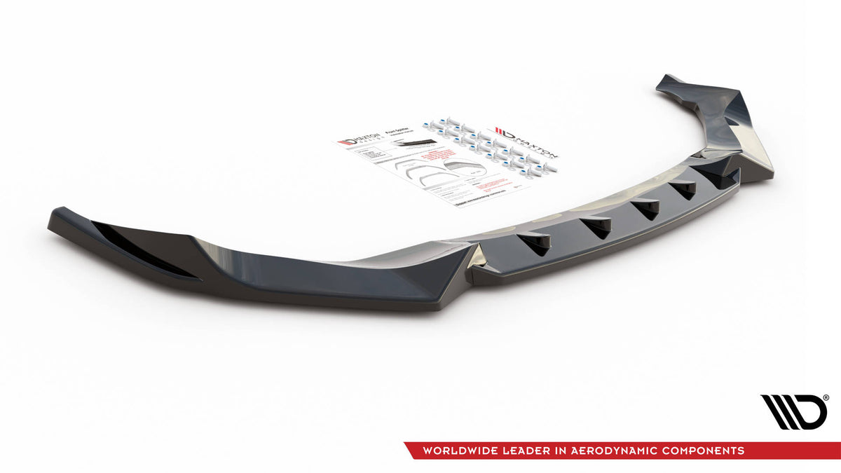 Front Splitter V.2 suitable for BMW X1 M-Pack F48