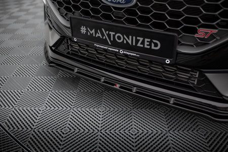 Front Splitter V.2 suitable for Ford Fiesta ST / ST-line Mk8 Facelift