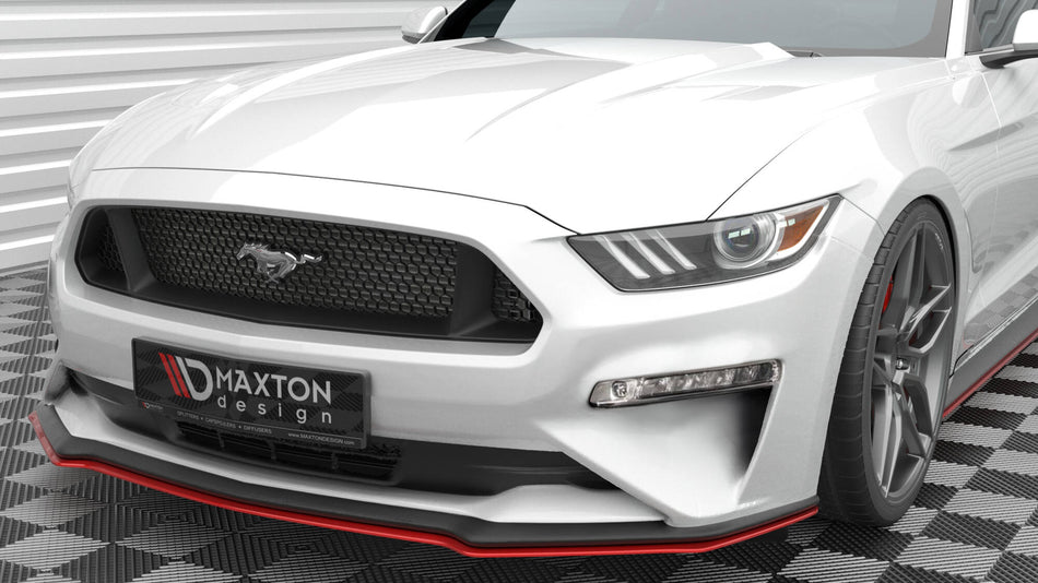Front Splitter V.2 suitable for Ford Mustang Mk6 Facelift