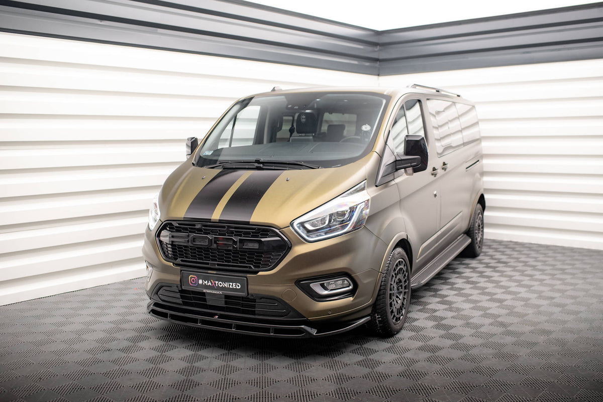 Front Splitter V.2 suitable for Ford Transit Custom Mk1 Facelift / Tourneo Custom Mk1 Facelift