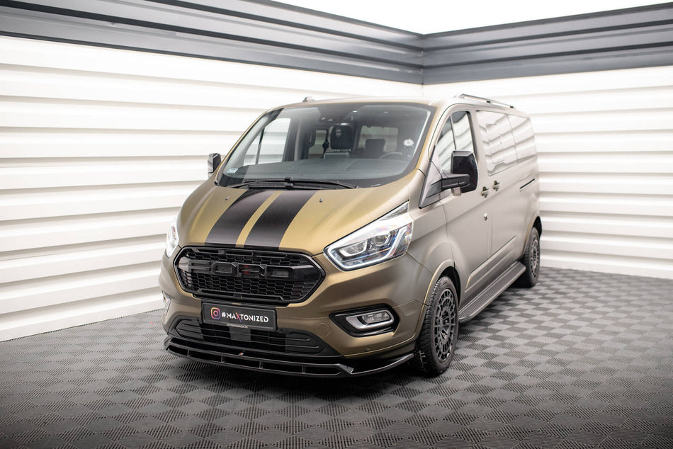 Front Splitter V.2 suitable for Ford Transit Custom Mk1 Facelift / Tourneo Custom Mk1 Facelift