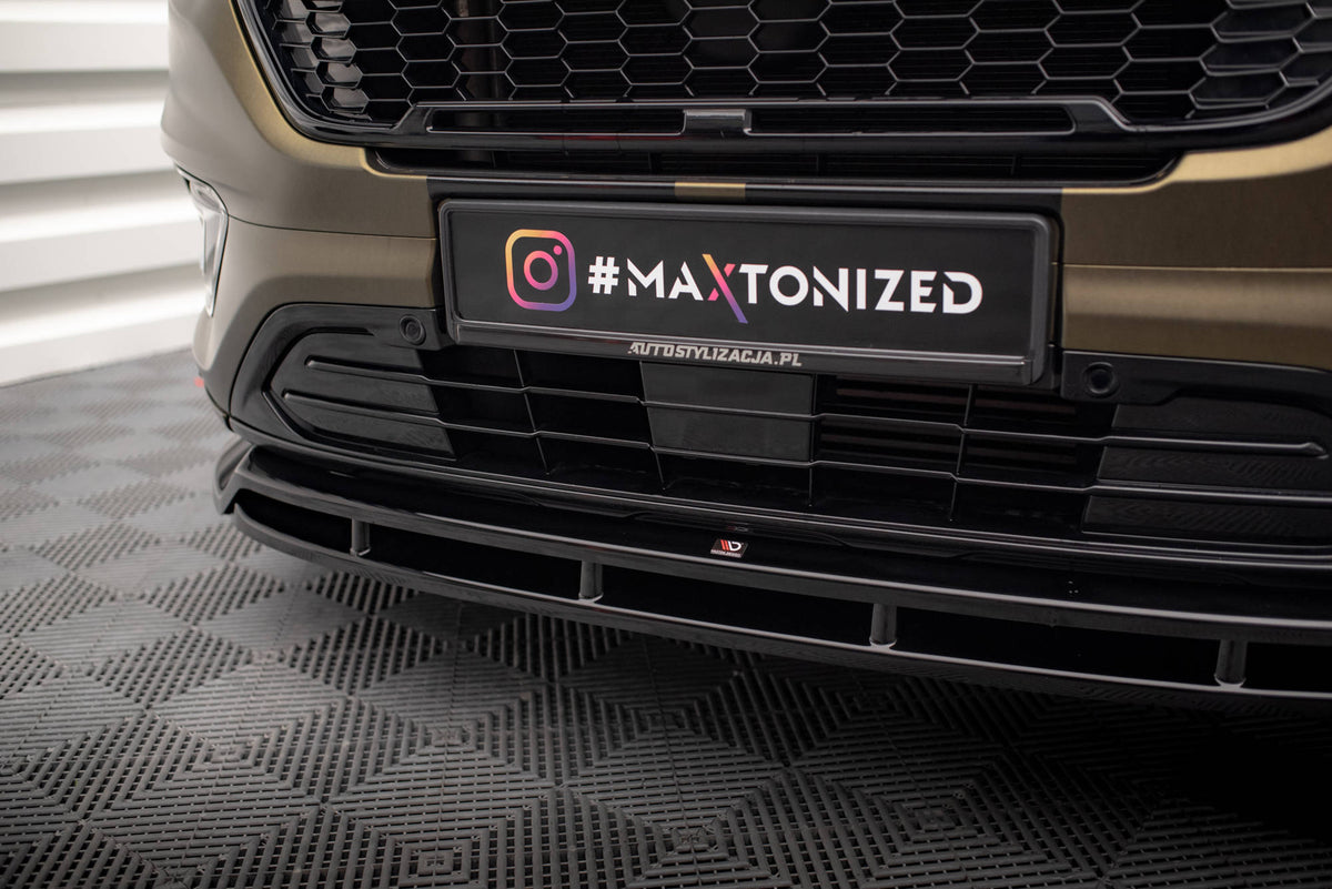 Front Splitter V.2 suitable for Ford Transit Custom Mk1 Facelift / Tourneo Custom Mk1 Facelift