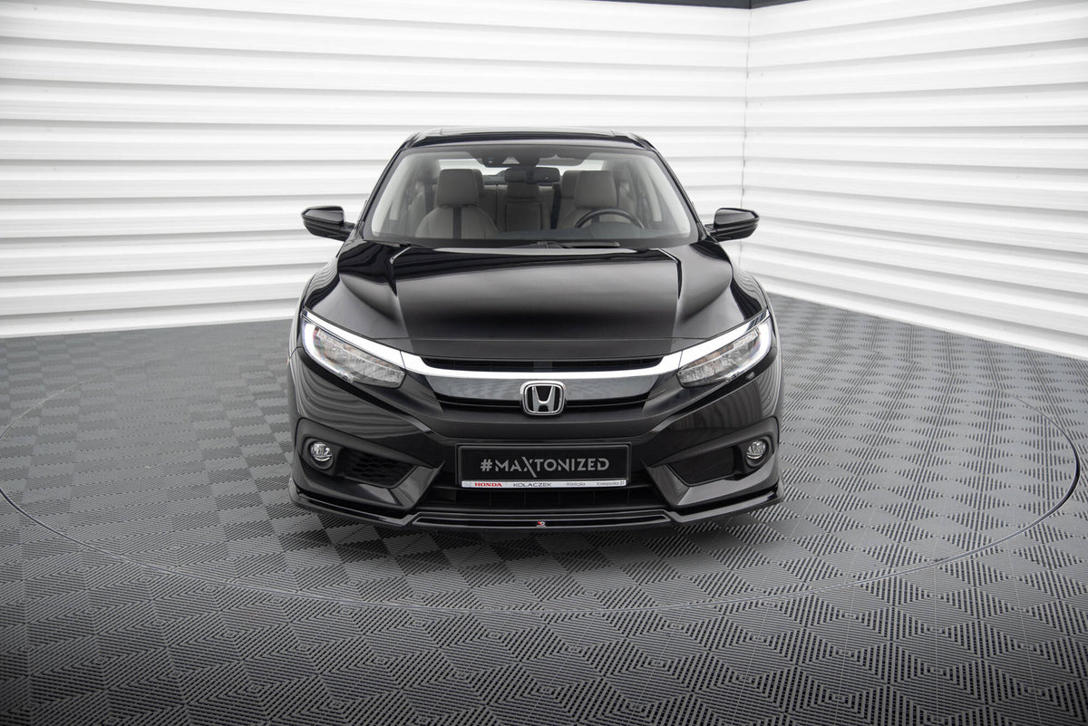 Front Splitter V.2 suitable for Honda Civic Sedan Mk10
