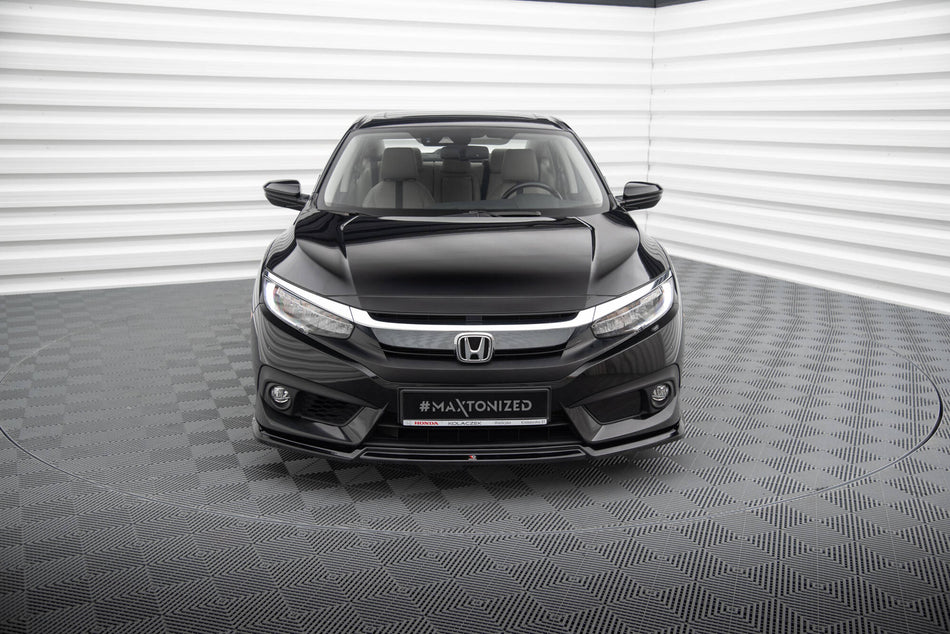 Front Splitter V.2 suitable for Honda Civic Sedan Mk10