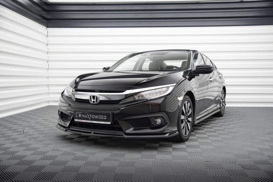 Front Splitter V.2 suitable for Honda Civic Sedan Mk10