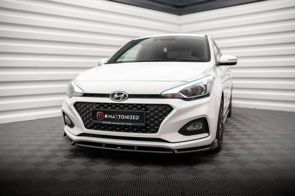 Front Splitter V.2 suitable for Hyundai I20 Mk2 Facelift