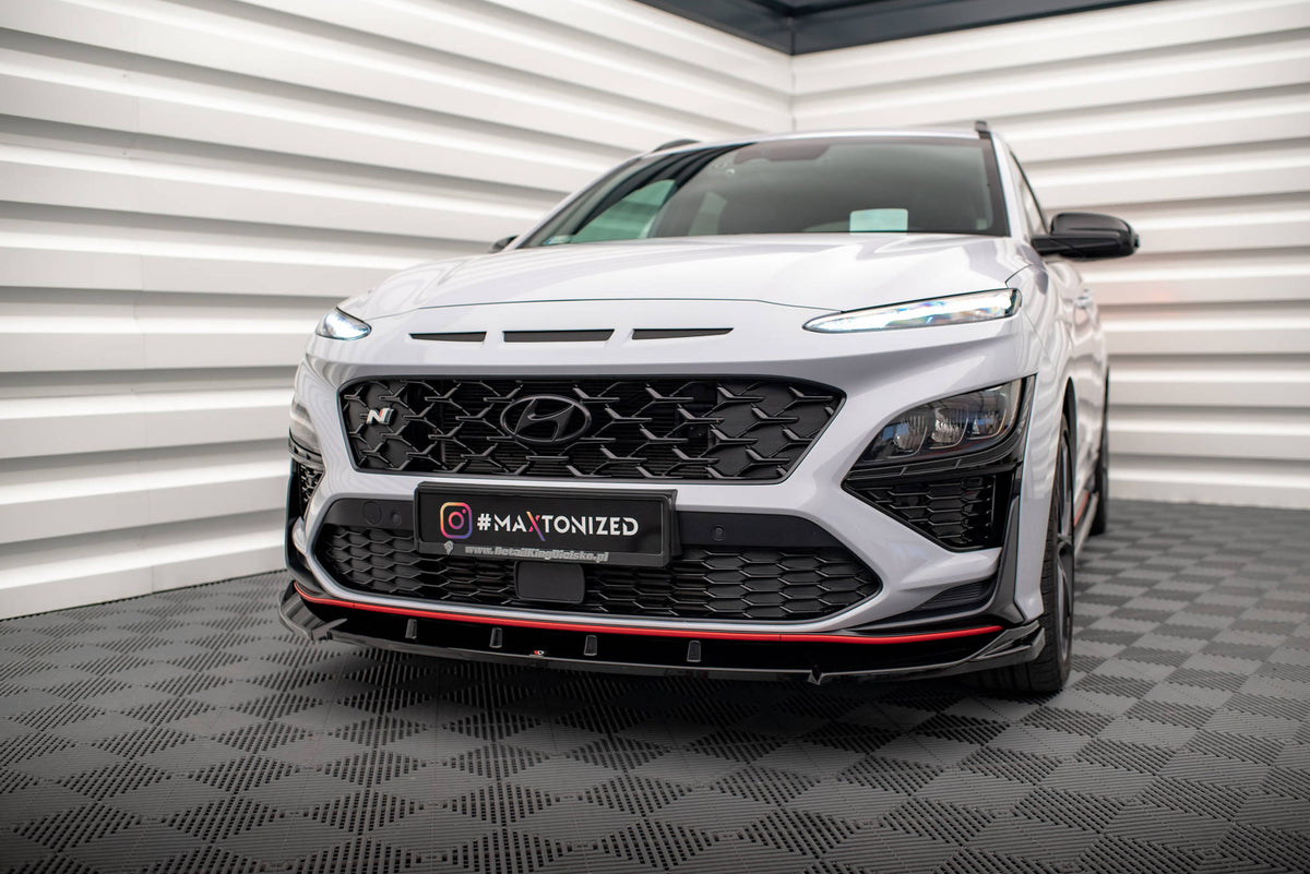 Front Splitter V.2 suitable for Hyundai Kona N Mk1