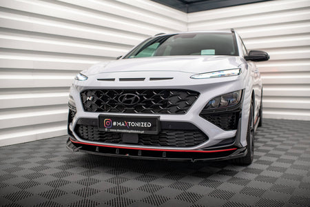 Front Splitter V.2 suitable for Hyundai Kona N Mk1