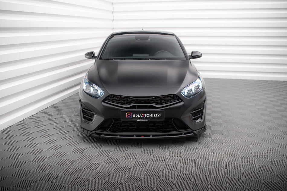 Front Splitter V.2 suitable for Kia Proceed GT Mk3 Facelift / Ceed GT / GT - Line Mk1 Facelift