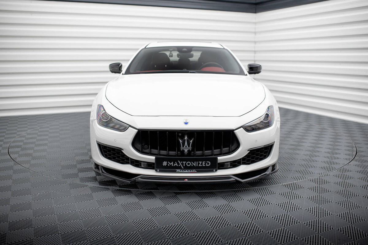 Front Splitter V.2 suitable for Maserati Ghibli Mk3 Facelift