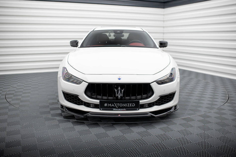 Front Splitter V.2 suitable for Maserati Ghibli Mk3 Facelift