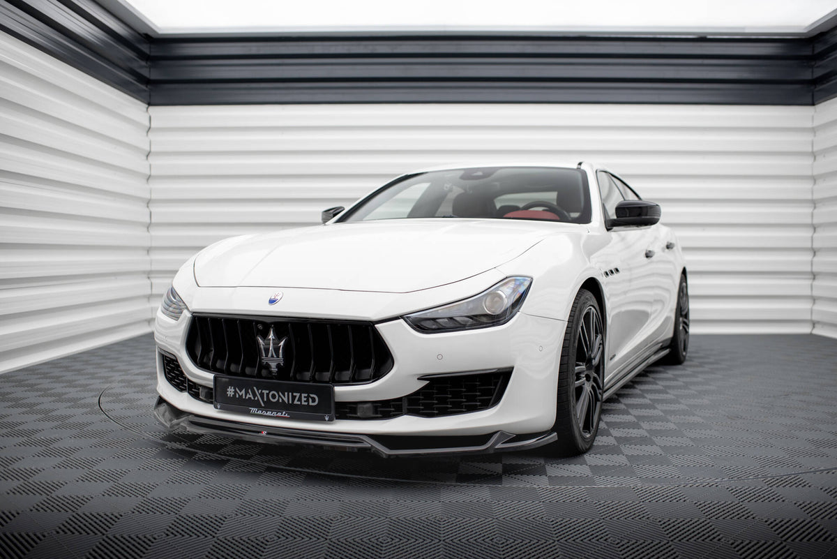 Front Splitter V.2 suitable for Maserati Ghibli Mk3 Facelift