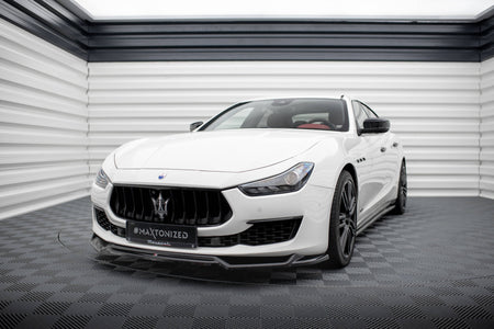 Front Splitter V.2 suitable for Maserati Ghibli Mk3 Facelift