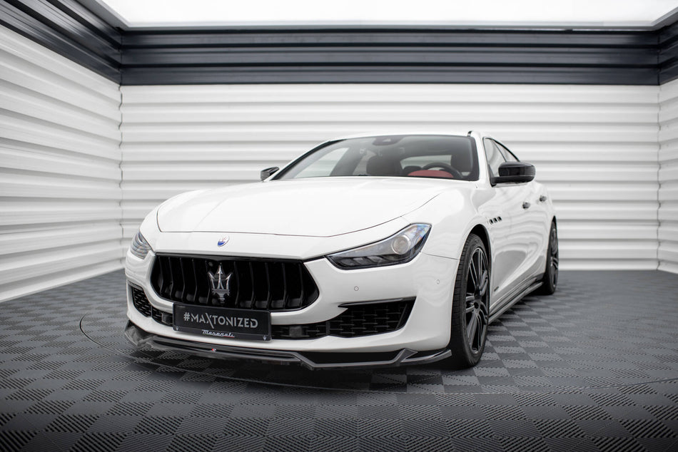 Front Splitter V.2 suitable for Maserati Ghibli Mk3 Facelift
