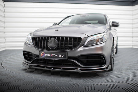 Front Splitter V.2 suitable for Mercedes-AMG C63 Sedan / Estate W205 Facelift