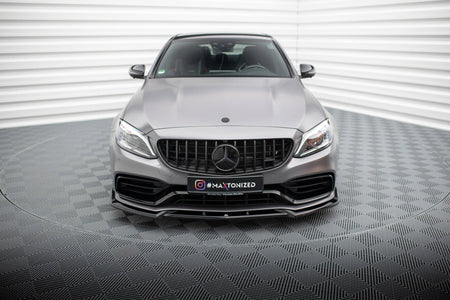 Front Splitter V.2 suitable for Mercedes-AMG C63 Sedan / Estate W205 Facelift