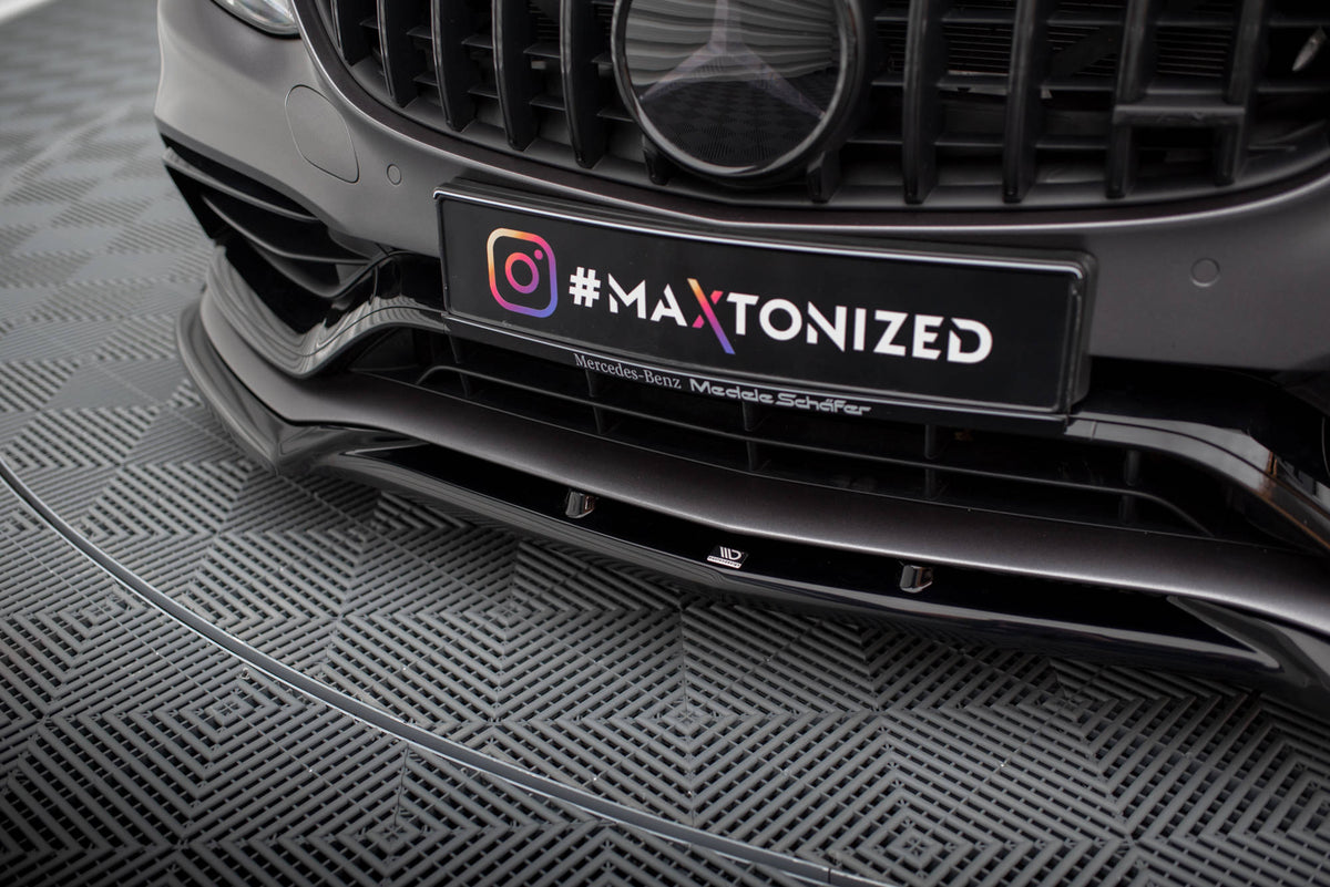 Front Splitter V.2 suitable for Mercedes-AMG C63 Sedan / Estate W205 Facelift