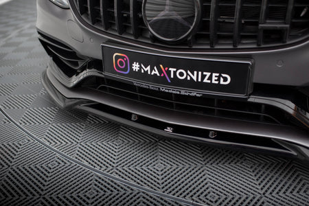 Front Splitter V.2 suitable for Mercedes-AMG C63 Sedan / Estate W205 Facelift