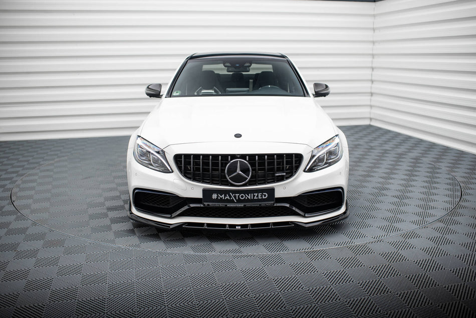 Front Splitter V.2 suitable for Mercedes-AMG C63 Sedan / Estate W205 / S205
