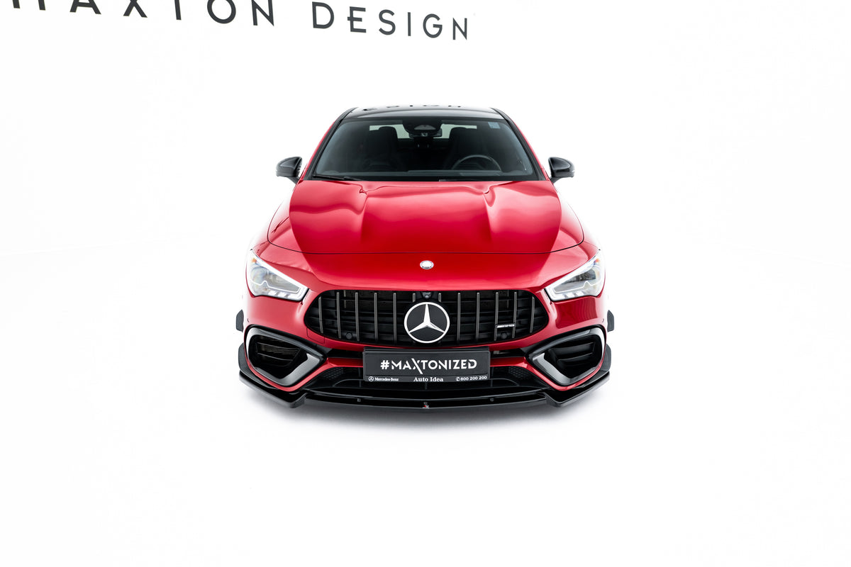 Front Splitter V.2 suitable for Mercedes-AMG CLA 45 Aero C118 Facelift