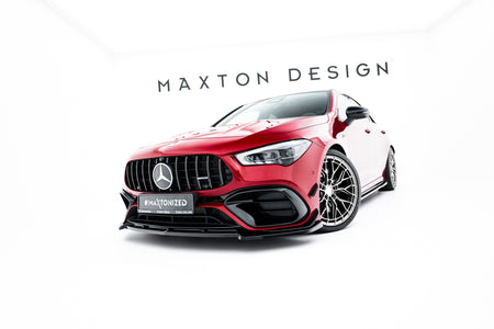 Front Splitter V.2 suitable for Mercedes-AMG CLA 45 Aero C118 Facelift