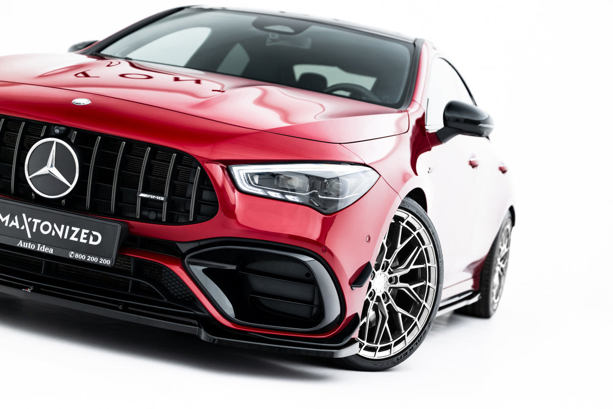 Front Splitter V.2 suitable for Mercedes-AMG CLA 45 Aero C118 Facelift